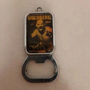 WCW Bill Goldberg Wrestling Keychain Bottle Opener 1998 WWF WWE NWO Memorabilia